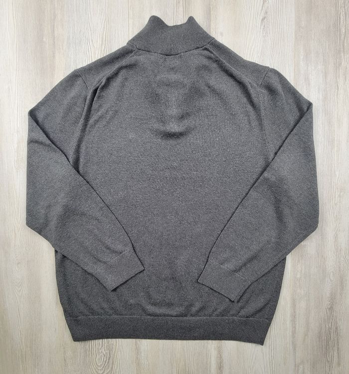 Sweat Nautica ¼ zip gris anthracite – Taille L – Parfait état - photo numéro 5