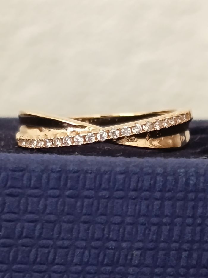 Bague plaqué or. - photo numéro 3