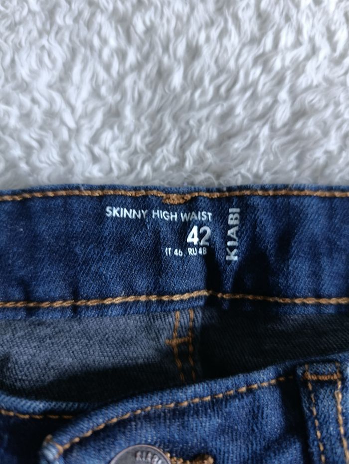 Jean femme Kiabi skinny high waist en taille 42 - photo numéro 4