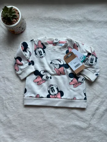Pull Minnie blanc