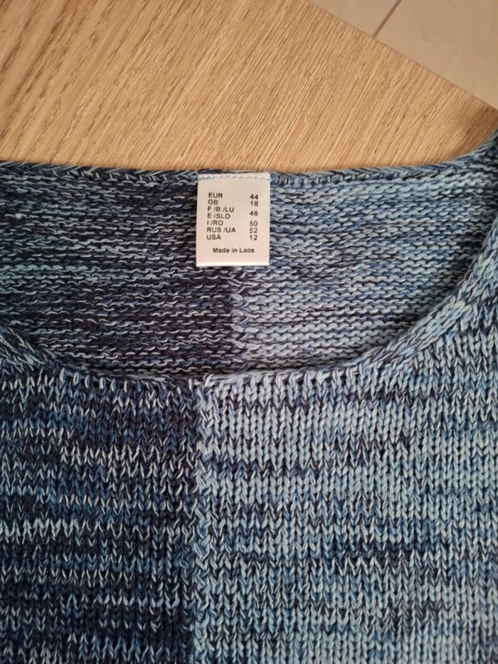 Pull bleu taille 46 fr neuf sans marque - photo numéro 4