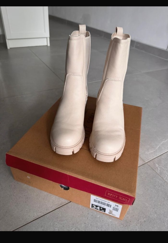 Bottines beige - photo numéro 2