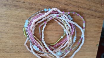 Lot bracelets perles