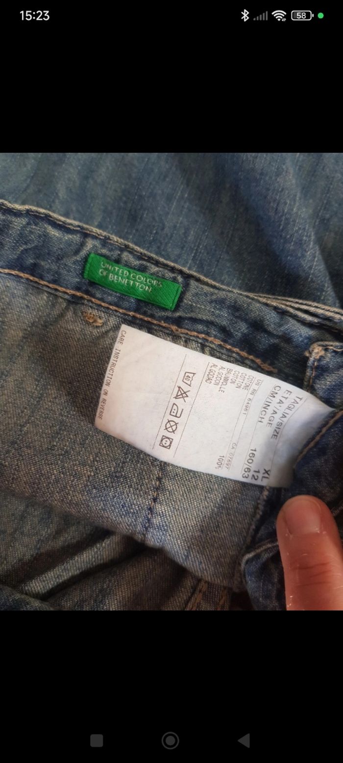 Jean souple - Benetton - 12 ans - photo numéro 4