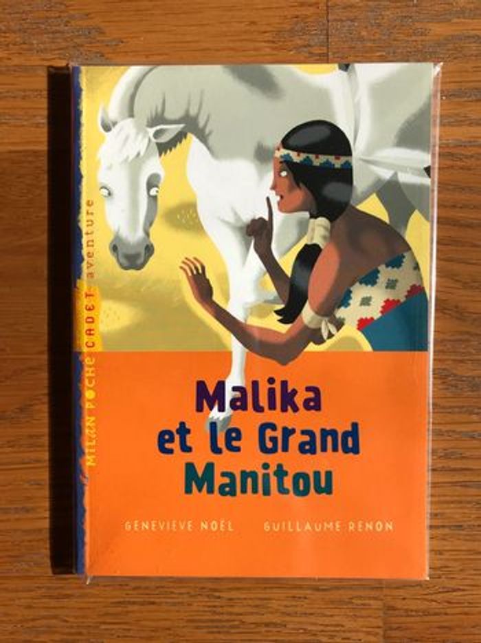 Malika et le grand Manitou - Milan Poche Cadet - Collection aventure