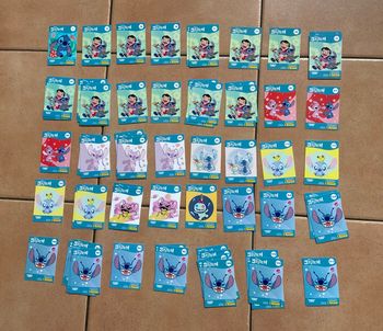 Lot cartes Stitch panini