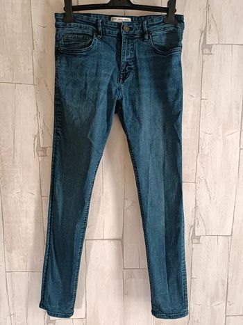 Jean bleu super skinny homme