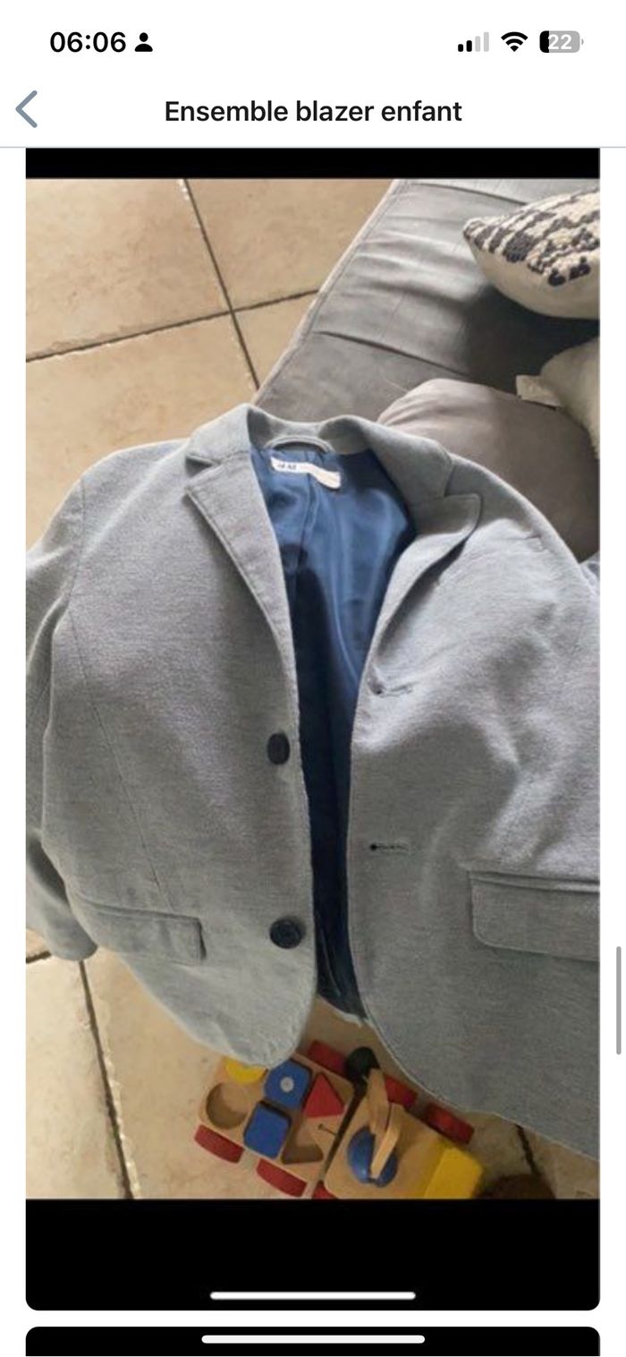 Lot blazer et gilet enfant - photo numéro 2