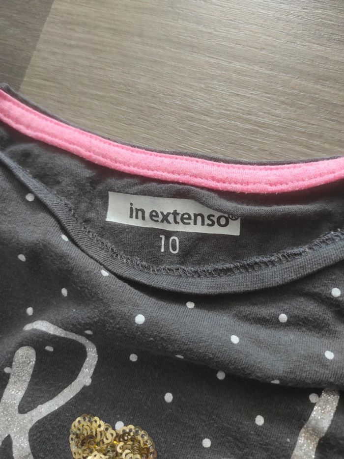 Tee-shirt manches longues fille 10 ans - photo numéro 3