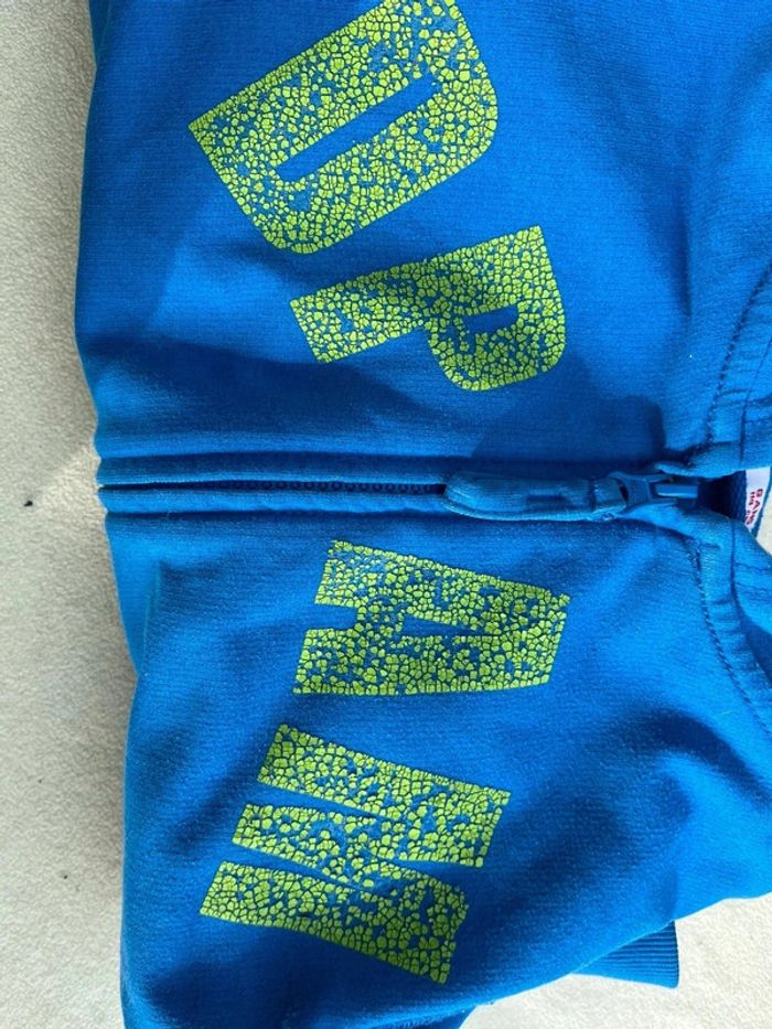 Gilet zippé bleu DPAM Taille 6 ans - photo numéro 4