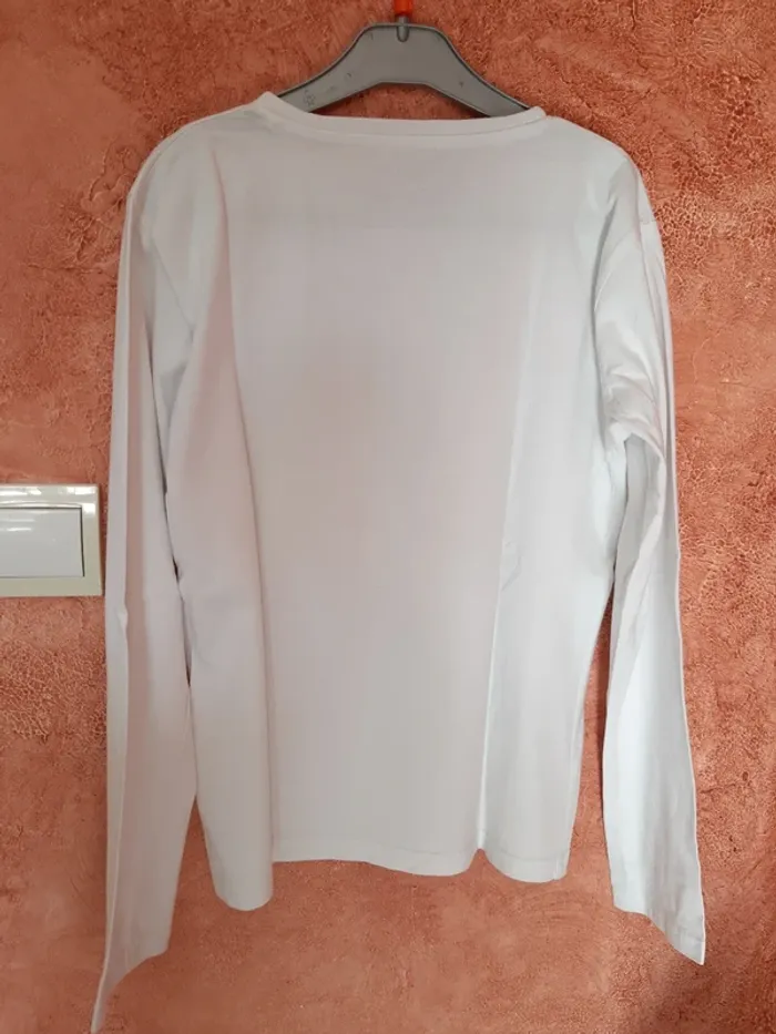 T-shirt blanc Gémo 14 ans - photo numéro 2