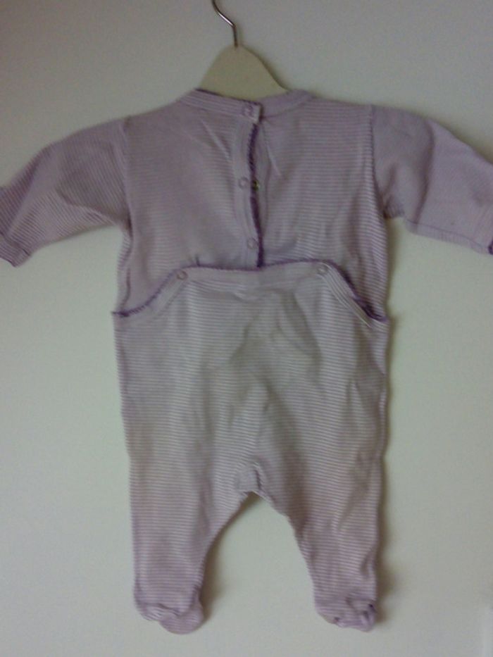 Pyjama été jersey Petit bateau 1 mois - photo numéro 3