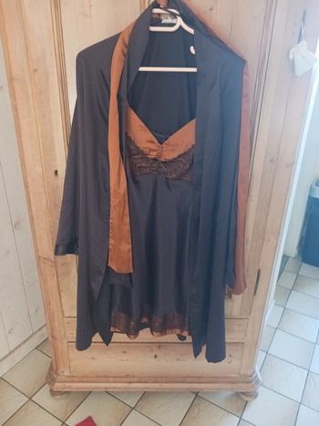 Kimono satin et nuisette femme taille 44  Darjeeling Neuf