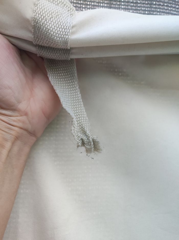 Voile, toile d'ombrage crème 2x3m - photo numéro 6