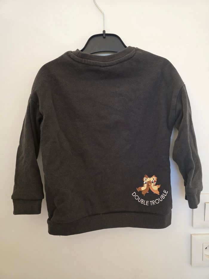 Pull Disney3 Tic & Tac gris foncé taille 3 ans - photo numéro 4