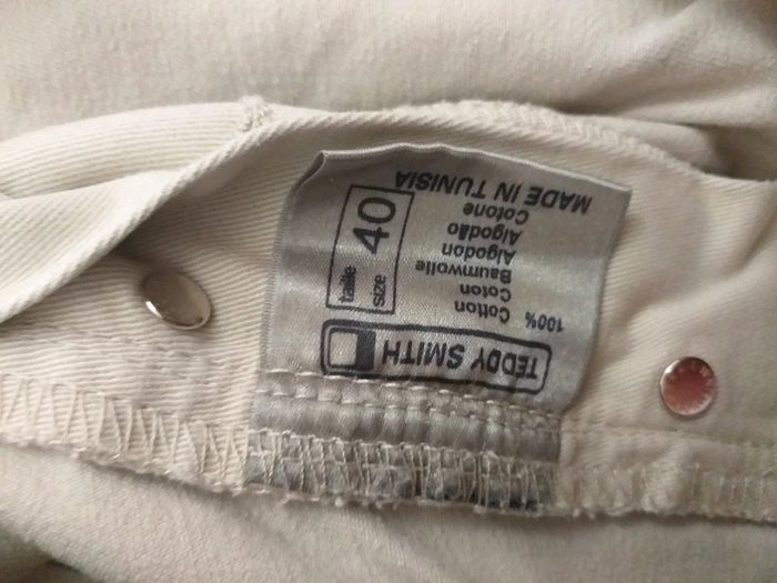 Jeans crème taille 40 - photo numéro 6