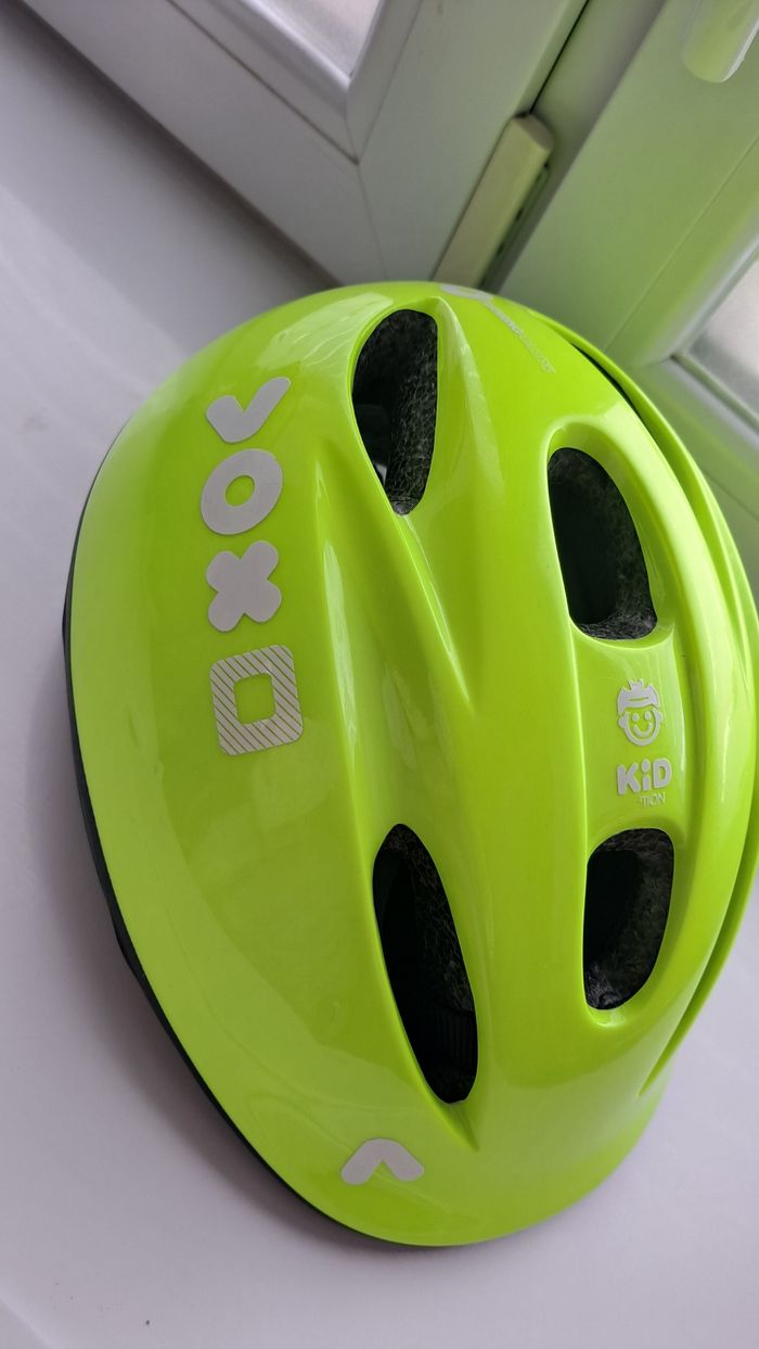 Casque btwin jaune fluo - photo numéro 6