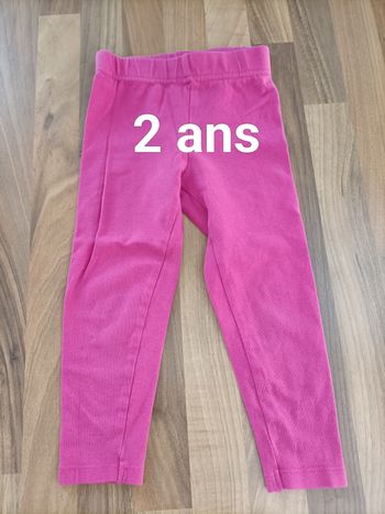 Legging fushia 2 ans Orchestra 