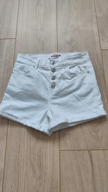 Short en jeans