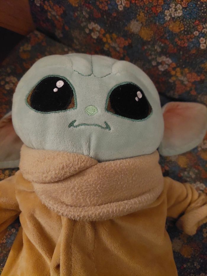 Star Wars Simba toys - peluche bébé yoda - photo numéro 3