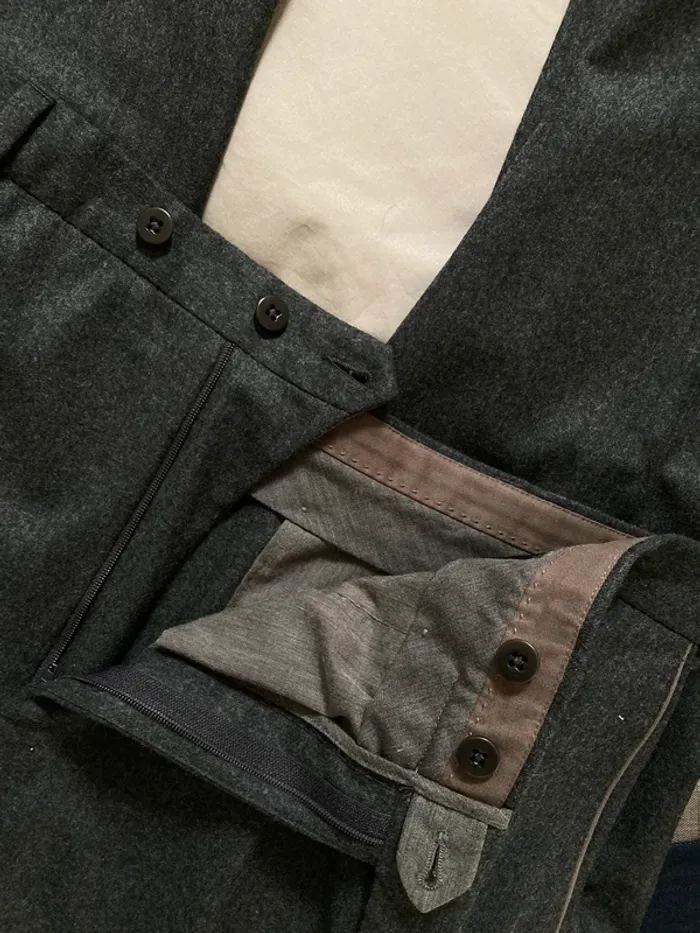 Superbe pantalon gris 100% laine || Ermenegildo Zegna - photo numéro 6