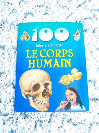 Livre pour enfant : 100 infos à connaître sur le corps humain 🖤