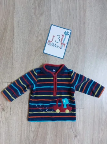 Sweat zippé 3 mois