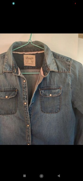 Primark chemise en jean fille 11 / 12 ans