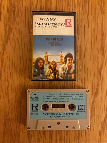 Rare cassette import Syrie Label Romance Wings London town