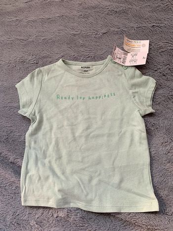 Teeshirt vert d’eau