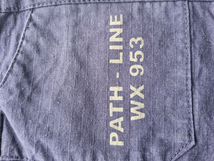 Short 3 ans Tissaia Bleu marine inscription path line wx 953 - photo numéro 3