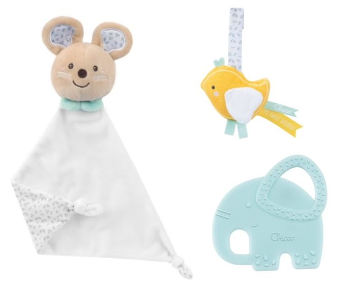 Coffret de naissance - doudou souris et ses amis Chicco - photo numéro 2