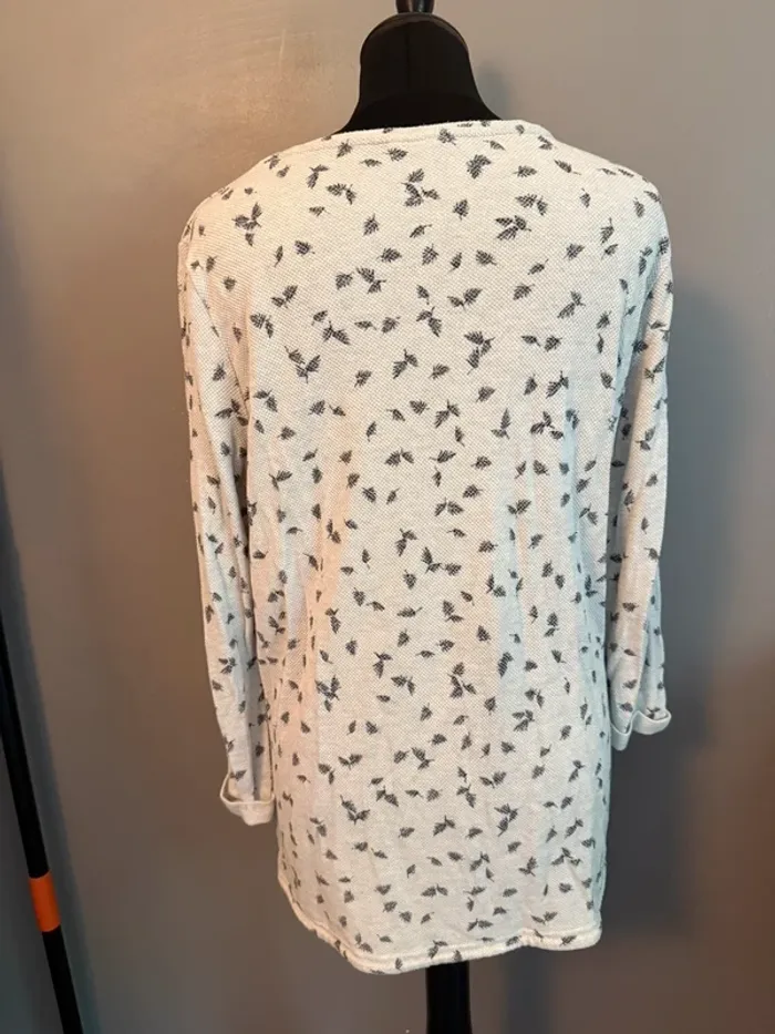 Blouse imprimée feuille - photo numéro 3