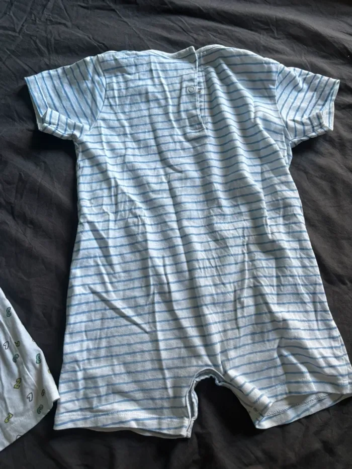 Lot de 3 combinaisons short 36mois 3 ans - photo numéro 8