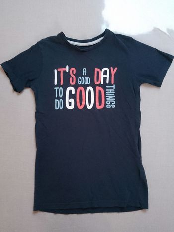 Tee-shirt manches courtes garçon 12 ans Vertbaudet