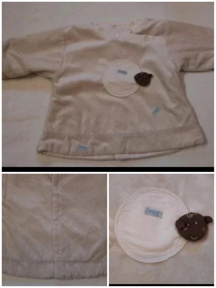 lot pyjamas hiver 2 pièces taille 6 mois - photo numéro 2