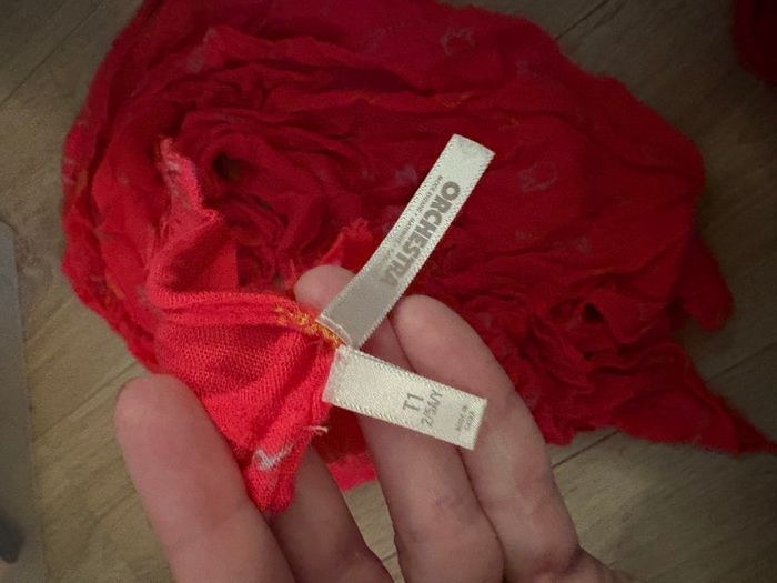 Foulard rose 3/5 ans - photo numéro 3