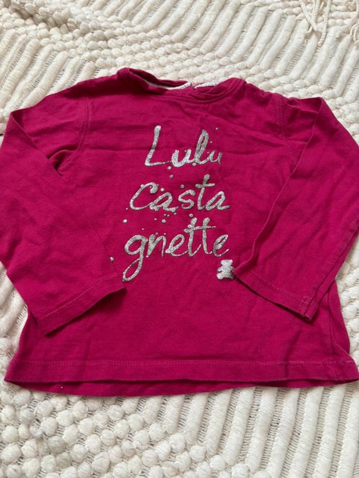 TEE shirt manches longues Lulu Castagnette