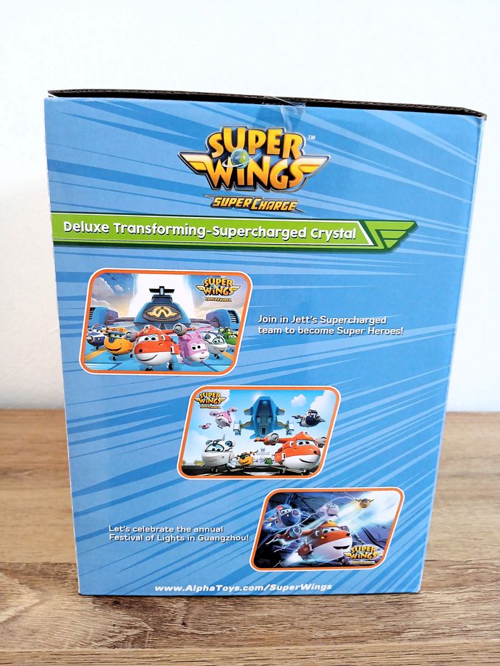Figurine Super Wings Deluxe Transforming- Supercharged Crystal - photo numéro 4