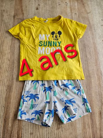 Ensemble été garçon 4 ans