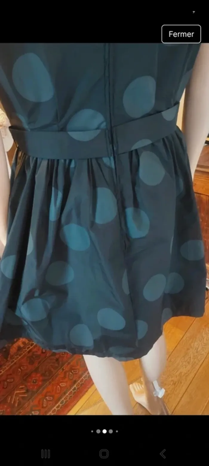 Robe Naf Naf noire avec jupon fr42 parfait état - photo numéro 8