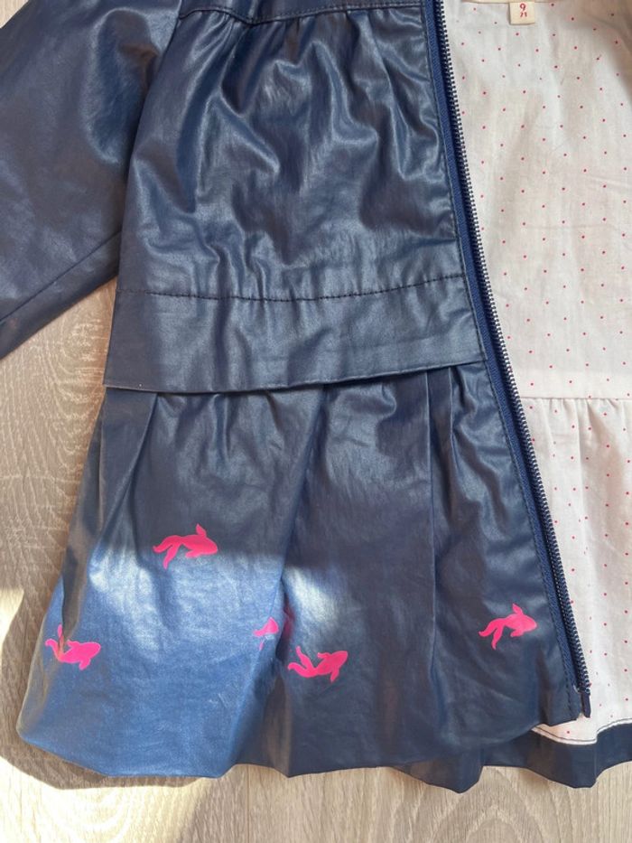 Parka bleu 9 mois catimini bébé - photo numéro 3