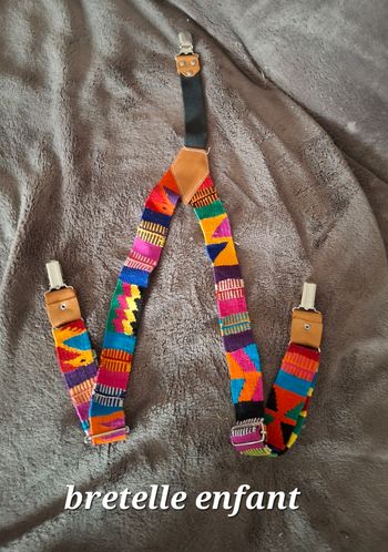Bretelle multicolore