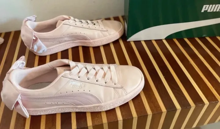 Puma chaussures basket en cuir, rose, femme pointure 37 - photo numéro 3