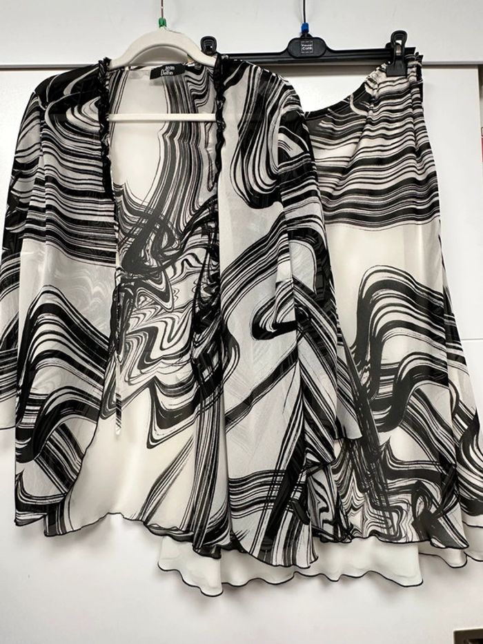 Ensemble jupe et haut Jean Delfin