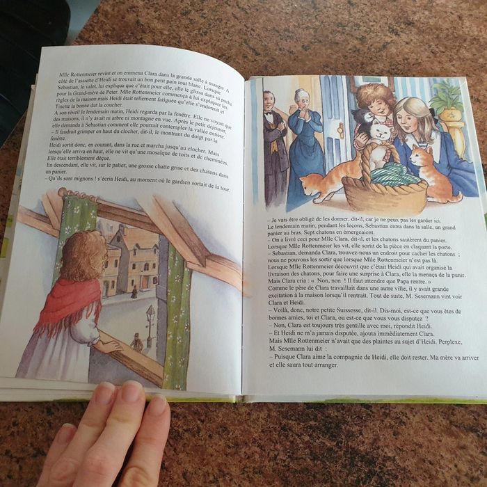 Magnifique livre illustré Heidi 1992 - photo numéro 2