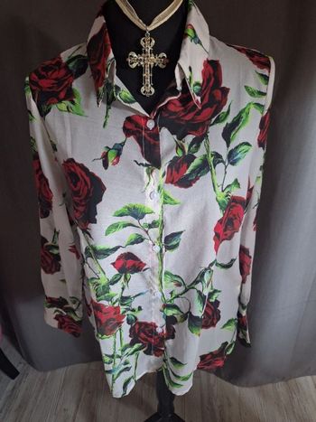 Chemise fleurie
