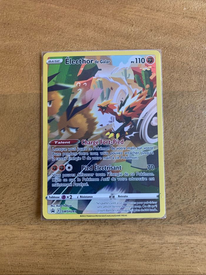 Carte Pokemon Electhor SWSH283