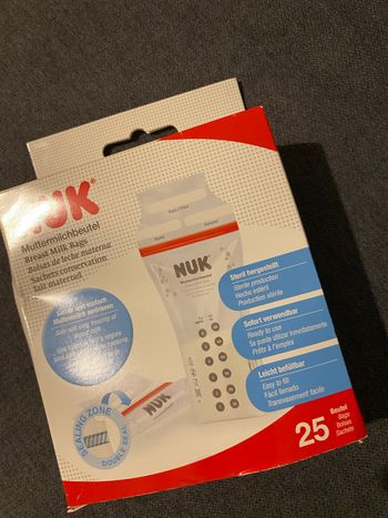 Sac de conservation lait maternel