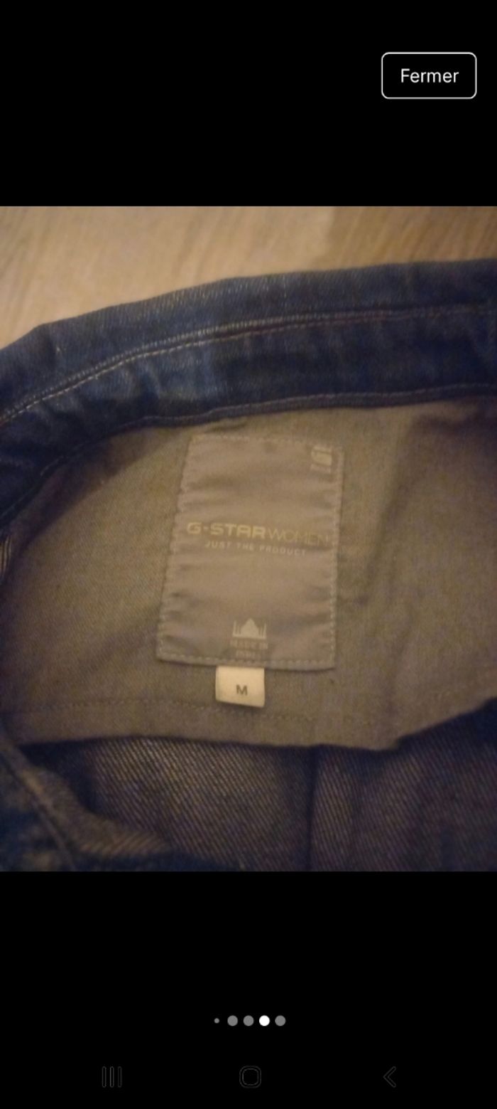 Veste en.jean.sans.manche gstar - photo numéro 5